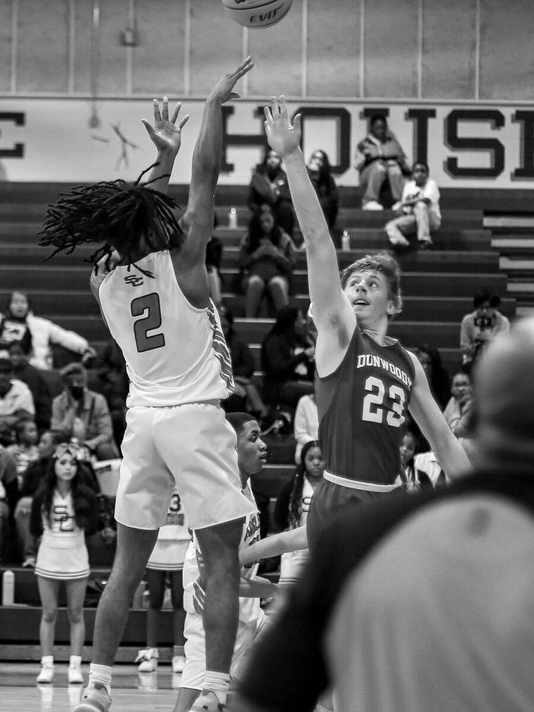 Contested jumper at South Cobb